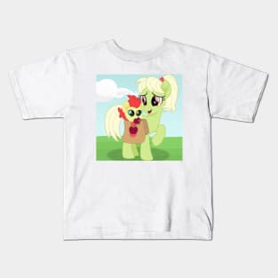 Baby Bright Mac and Granny Smith scene Kids T-Shirt